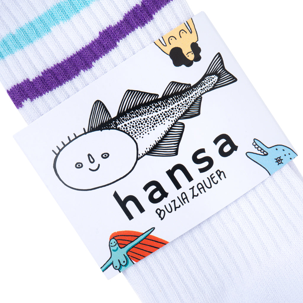 Skarpety w Syreny - Hansa Wear x Buzia Zauer - Goła Baba Na Delfinie – Hansa Wear