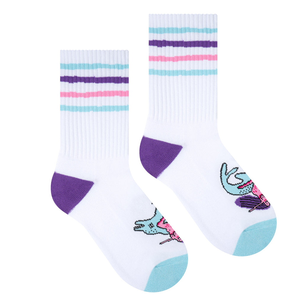 Skarpety w Syreny - Hansa Wear x Buzia Zauer - Goła Baba Na Delfinie – Hansa Wear