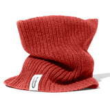 Recycled Wool Cowl Scarf Hansa Wear — Brick