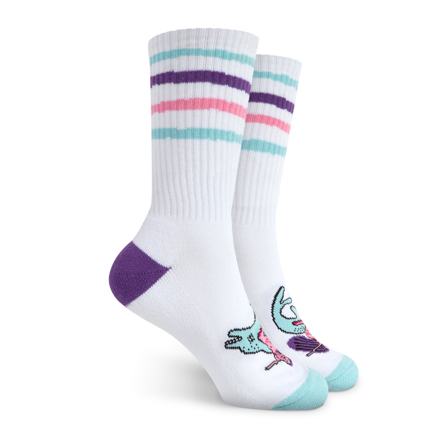 Skarpety w Syreny - Hansa Wear x Buzia Zauer - Goła Baba Na Delfinie – Hansa Wear