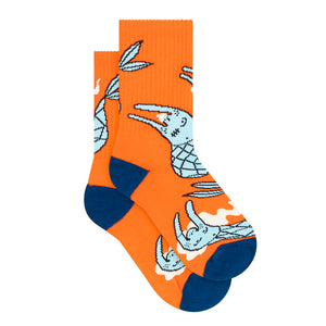 Skarpety w Syreny - Hansa Wear x Buzia Zauer – POMARAŃCZOWE – Hansa Wear