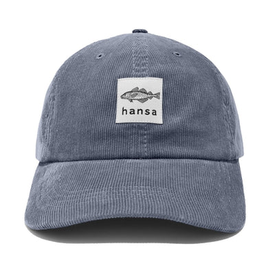 Sztruksowa czapka z daszkiem Hansa Wear GRAFIT