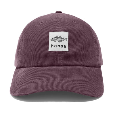 Sztruksowa czapka z daszkiem Hansa Wear WRZOSOWY