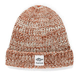 Czapka beanie Hansa Wear z wełny merino kolor MELANŻ BEŻ i MIEDŹ