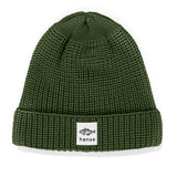 Czapka beanie Hansa Wear z wełny merino kolor ZIELEŃ MCHU