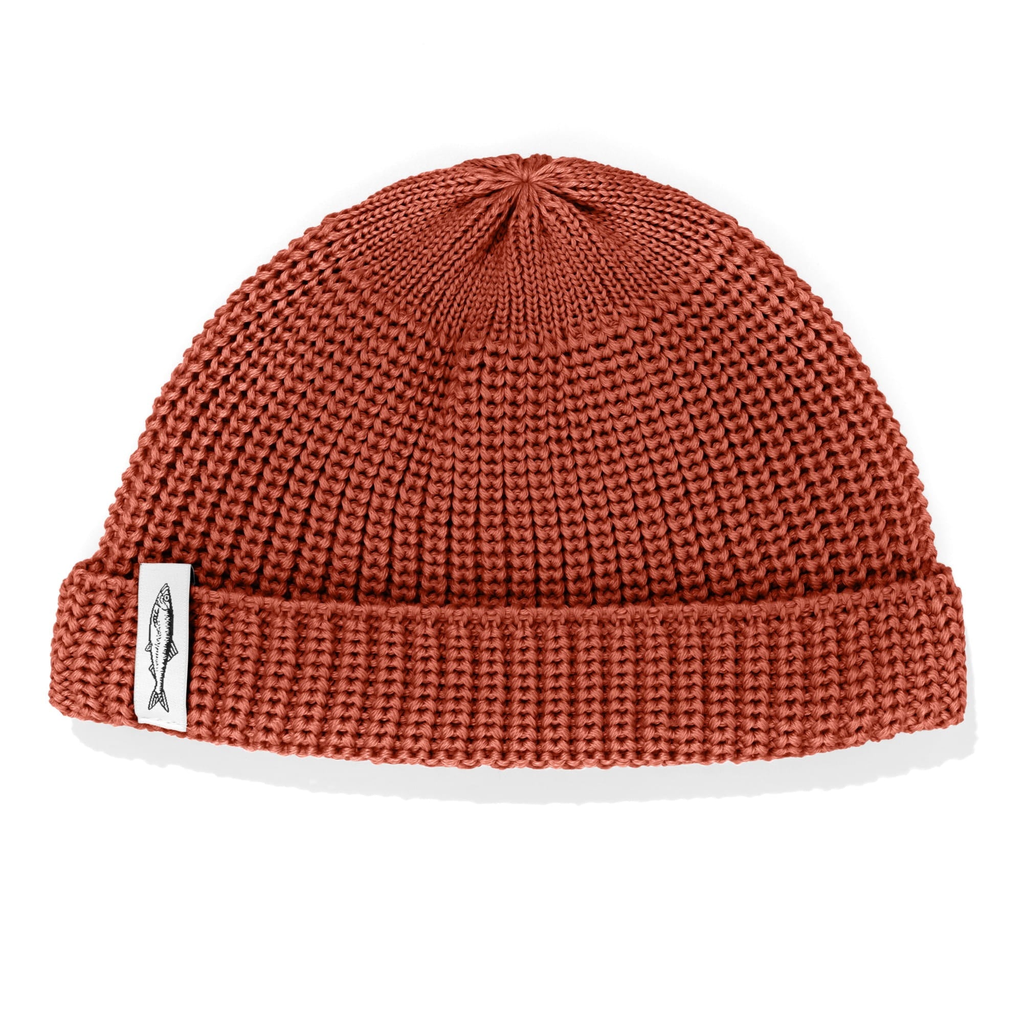 Czapka dokerka Hansa Wear z wełny merino MIEDZIANY