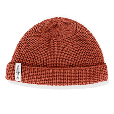 Czapka dokerka Hansa Wear z wełny merino MIEDZIANY