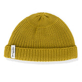 Czapka dokerka Hansa Wear z wełny merino OLIWKOWY