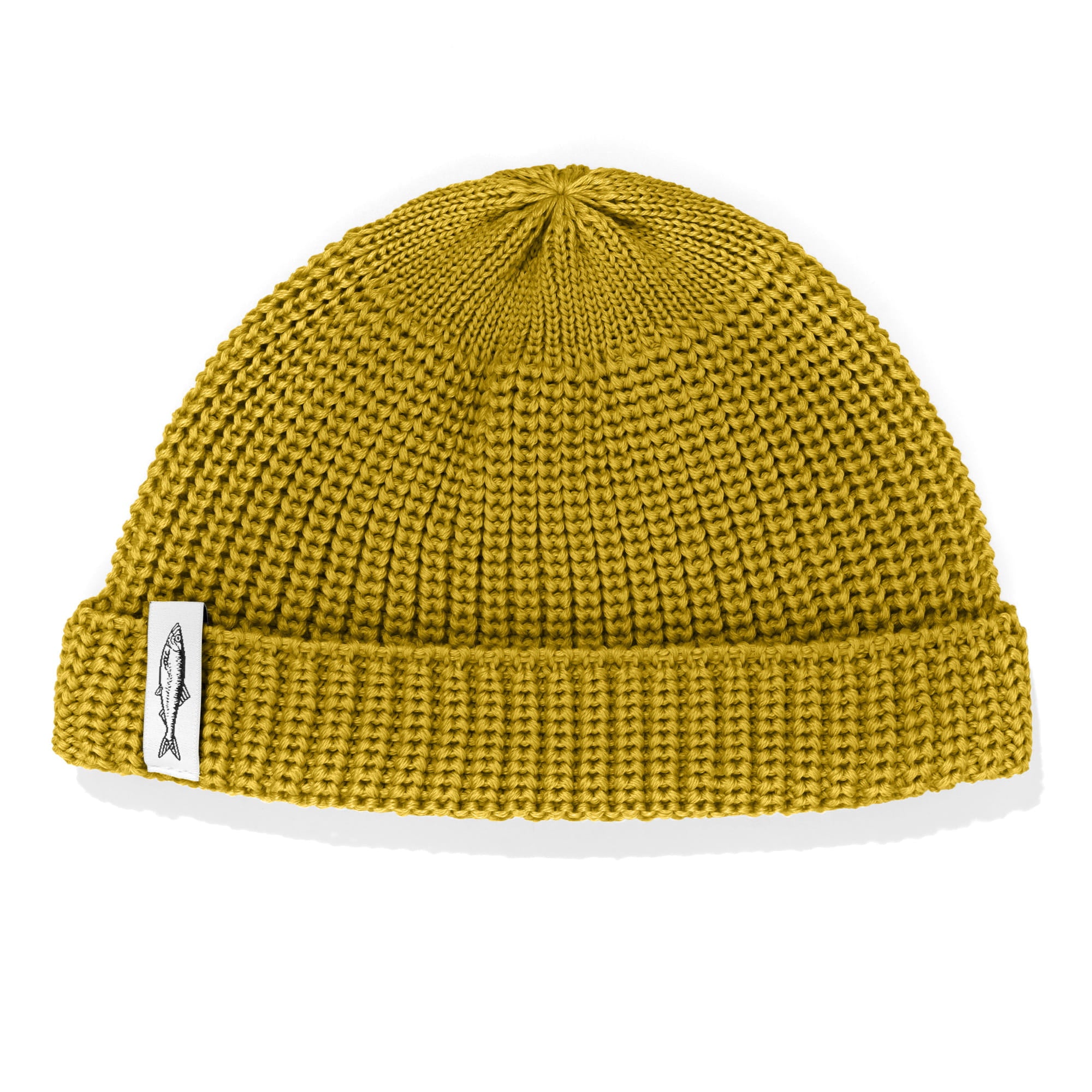 Czapka dokerka Hansa Wear z wełny merino OLIWKOWY