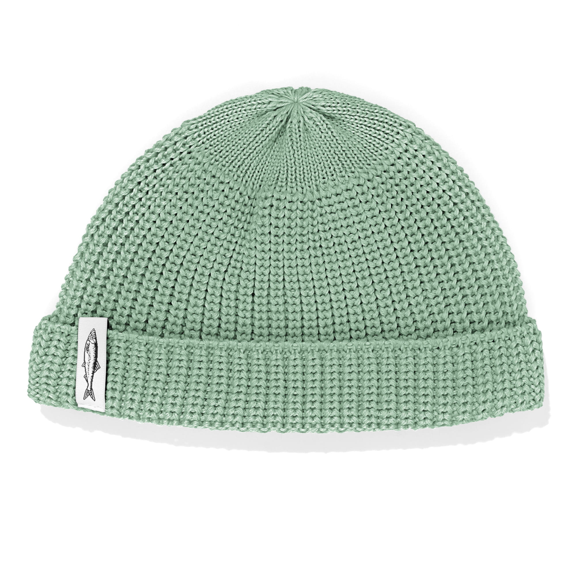 Czapka dokerka Hansa Wear z wełny merino SZAŁWIOWY