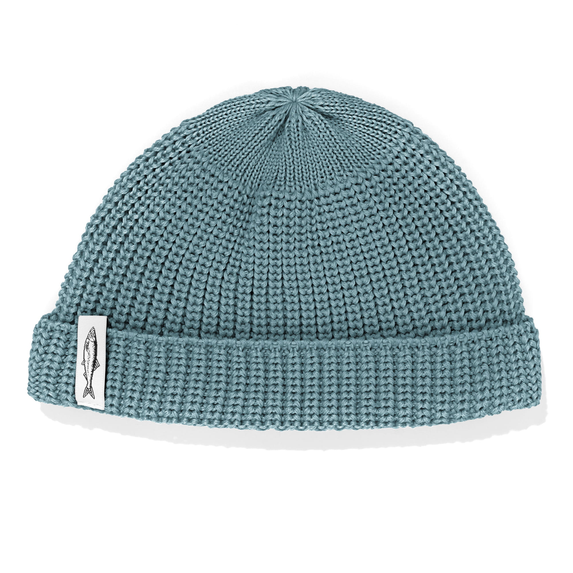 Czapka dokerka Hansa Wear z wełny merino SKY BLUE