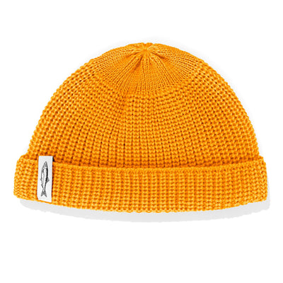 Czapka dokerka Hansa Wear z wełny merino POMARAŃCZOWY