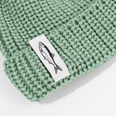 Czapka dokerka Hansa Wear z wełny merino SZAŁWIOWY