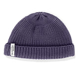 Czapka dokerka Hansa Wear z wełny merino kolor AMETYST