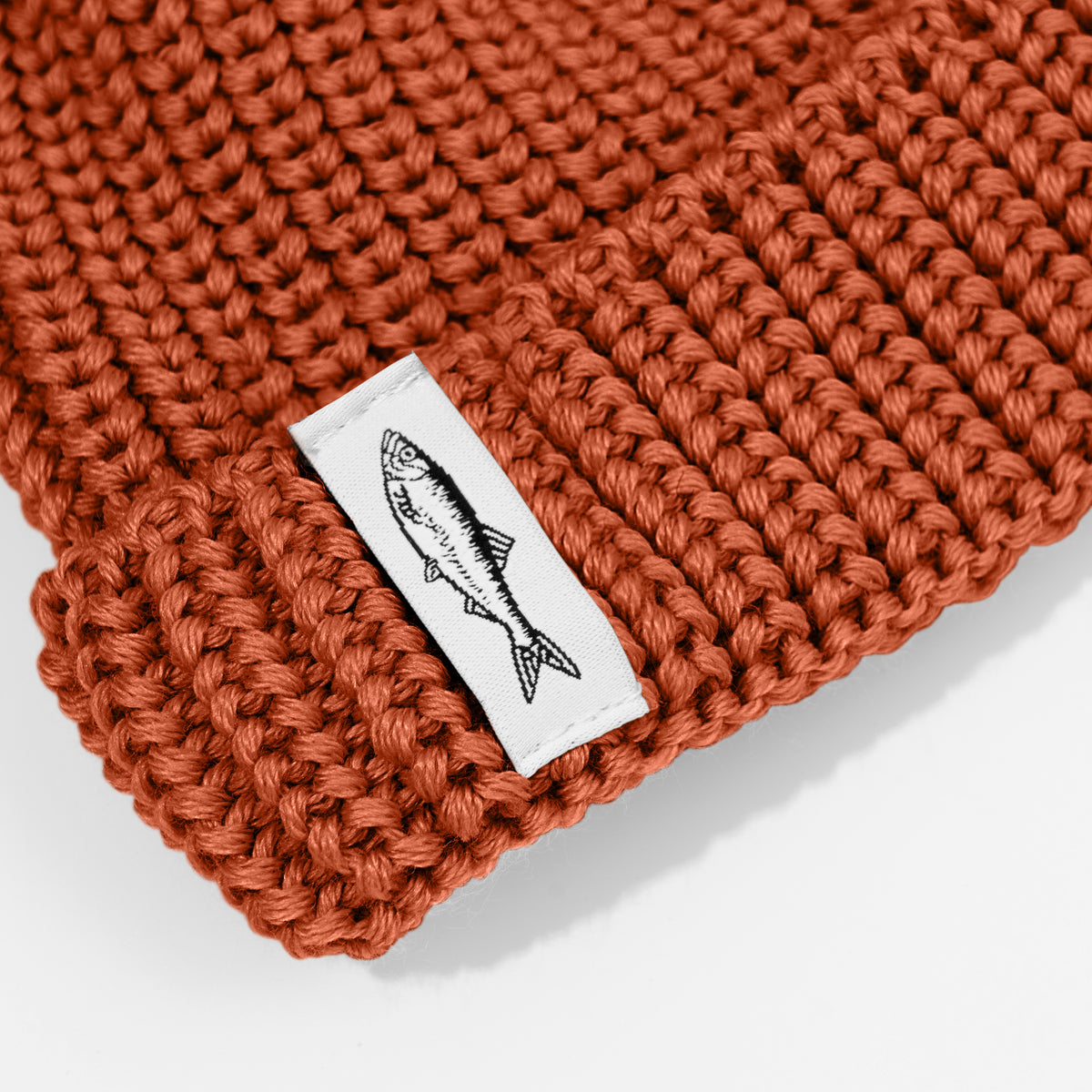 Czapka dokerka Hansa Wear z wełny merino kolor MARCHEWKOWY – Hansa Wear