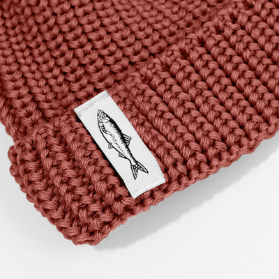 Czapka dokerka Hansa Wear z wełny merino MIEDZIANY