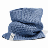 Szalik Hansa Wear typu komin z wełny merino NIEWIELKI BŁĘKIT