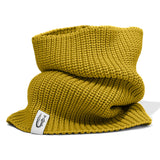 Szalik Hansa Wear typu komin z wełny merino OLIWKOWY