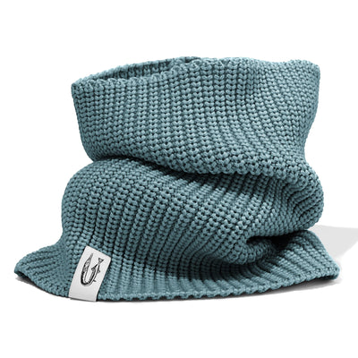 Szalik Hansa Wear typu komin z wełny merino kolor SKY BLUE