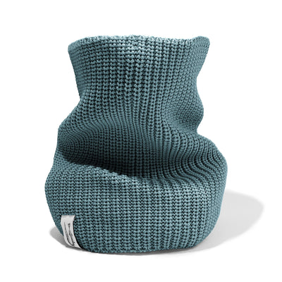 Szalik Hansa Wear typu komin z wełny merino kolor SKY BLUE