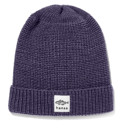 Czapka big fish beanie (XL) Hansa Wear z wełny merino AMETYST