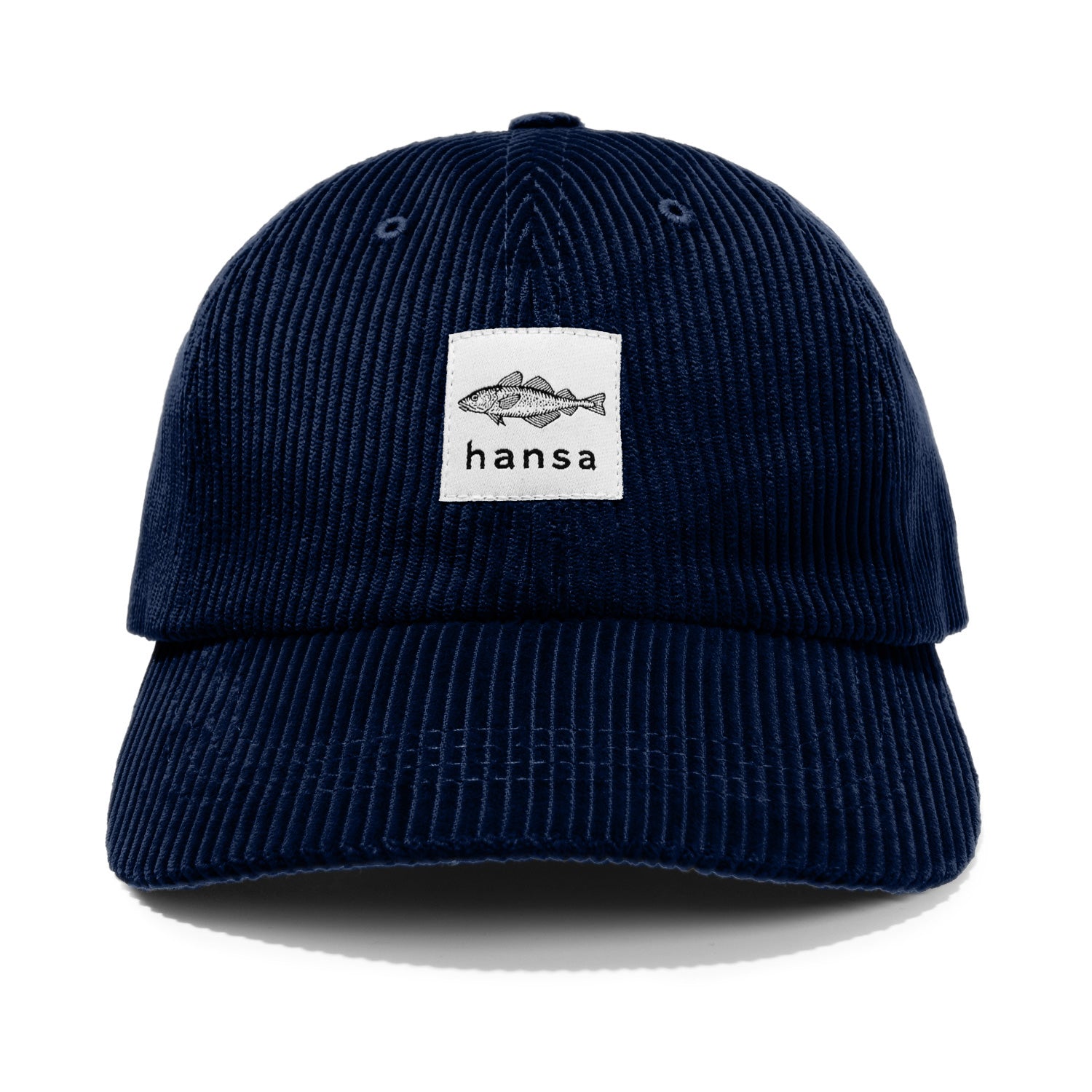 Sztruksowa czapka z daszkiem Hansa Wear NAVY -  gruby sztruks