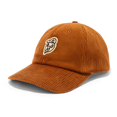 Sztruksowa czapka z daszkiem Hansa Wear x Lidka MBL- kolor: SJENA, gruby sztruks