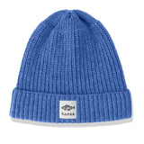 Czapka beanie Hansa Wear z wełny z recyklingu BŁĘKITNY