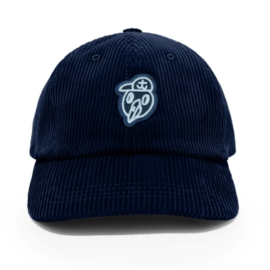 Hansa Wear x Lidka MBL Sztruksowa z daszkiem - Mewa Osiedlowa, kolor navy, gruby sztruks